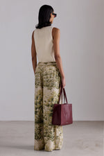 Botanical Wide-Leg Trousers