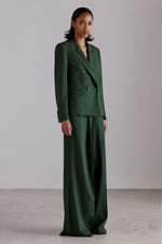 Virgin Wool Trousers with Scarf