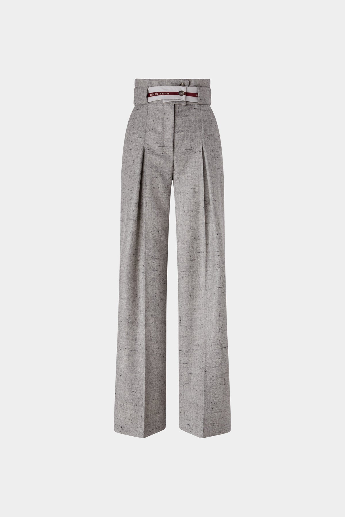 Bustier-Waist Wide-Leg Trousers