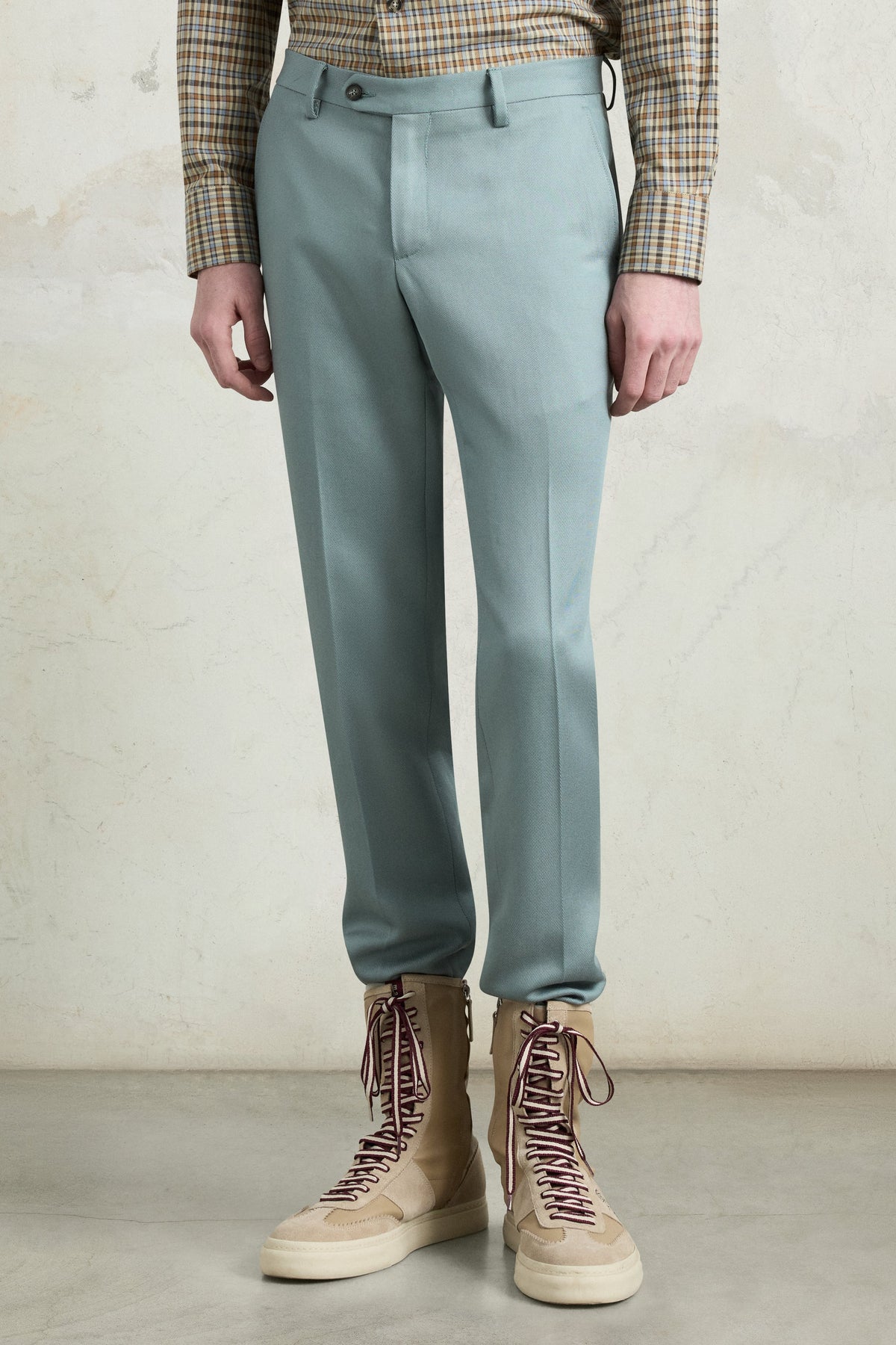 Two-Pleat Tailored Trousers