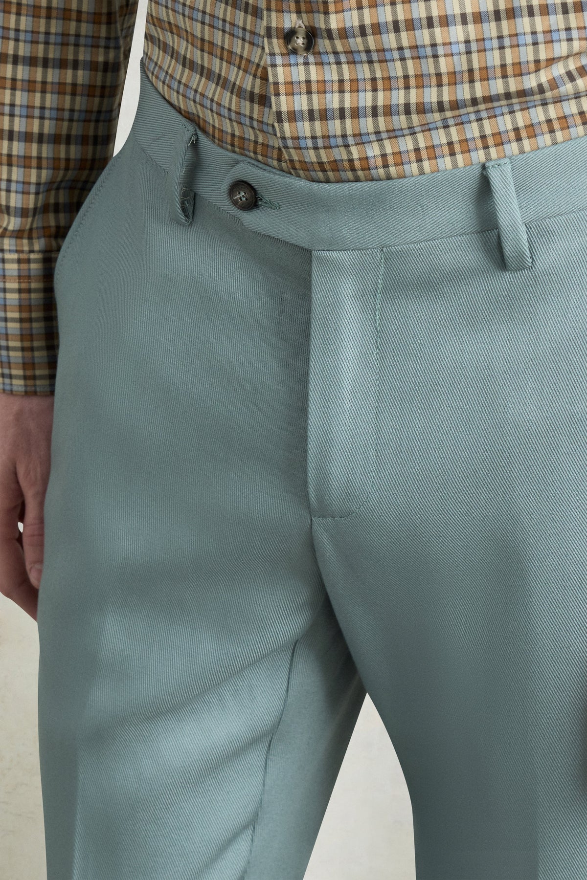 Two-Pleat Tailored Trousers