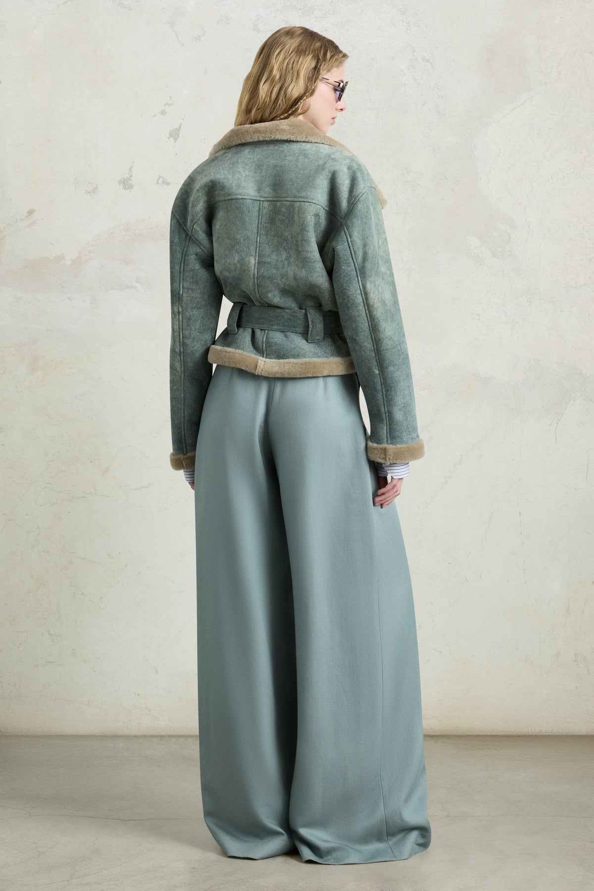 Palazzo High-Waist Trousers