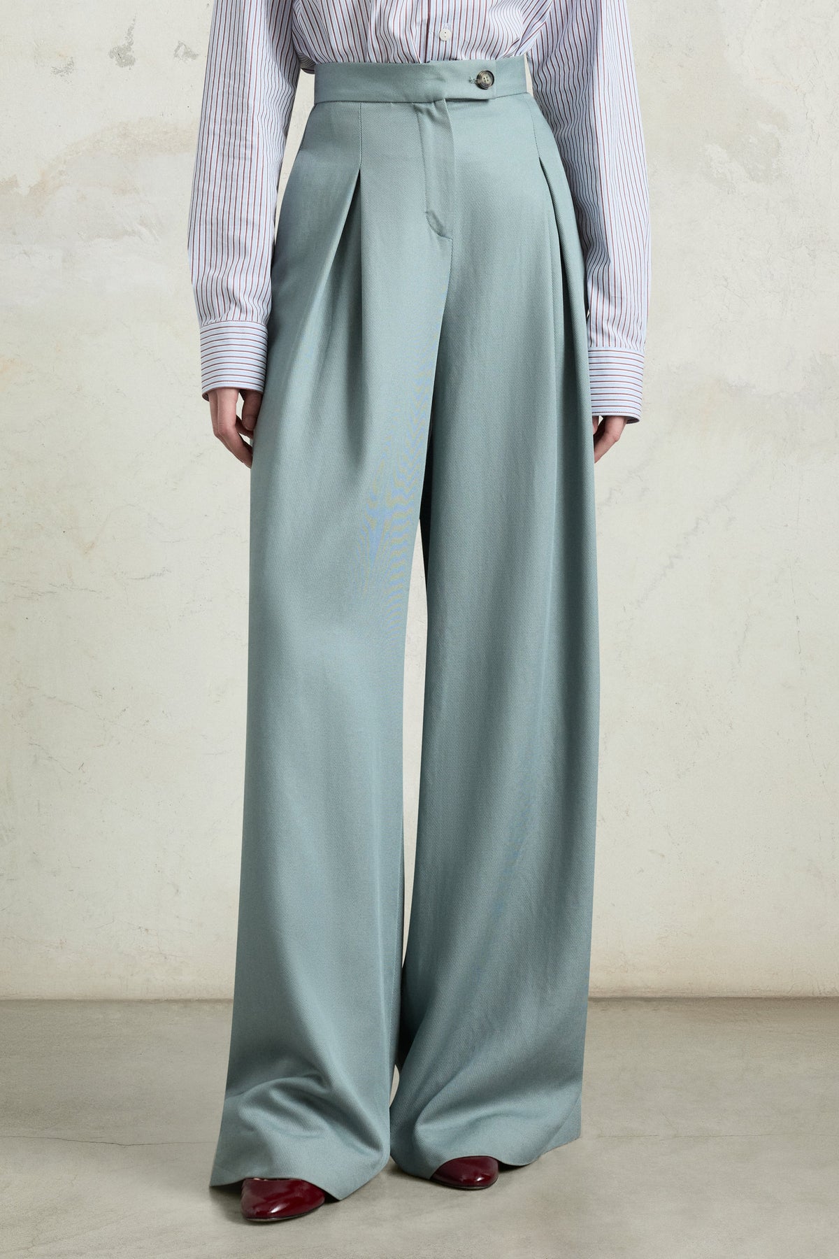 Palazzo High-Waist Trousers