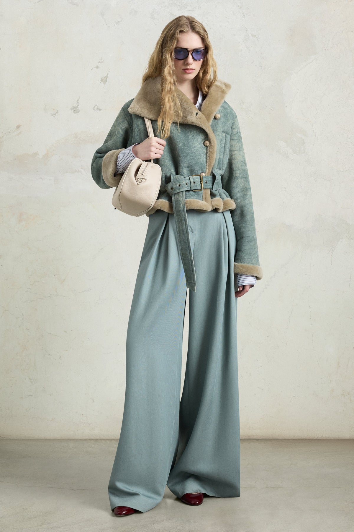 Palazzo High-Waist Trousers