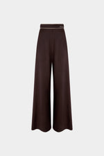 Chocolate Wide-Leg Trousers