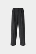 Pinstripe Loose Trousers