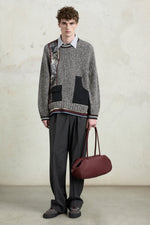 Wide-leg Pinstripe Trousers
