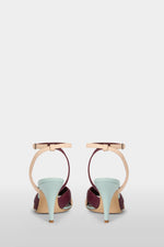 Light Blue & Bordeaux Curvy