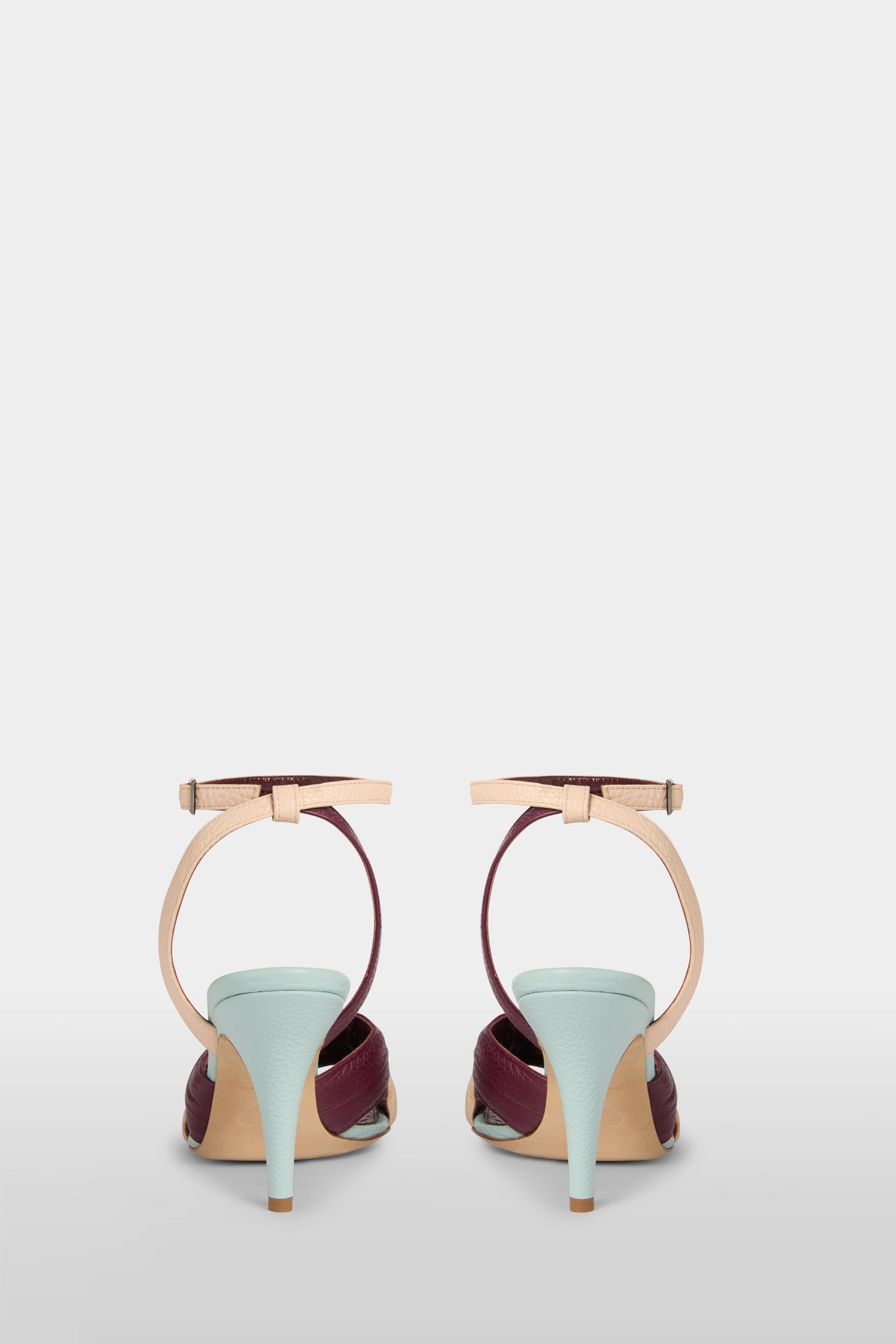 Light Blue & Bordeaux Curvy