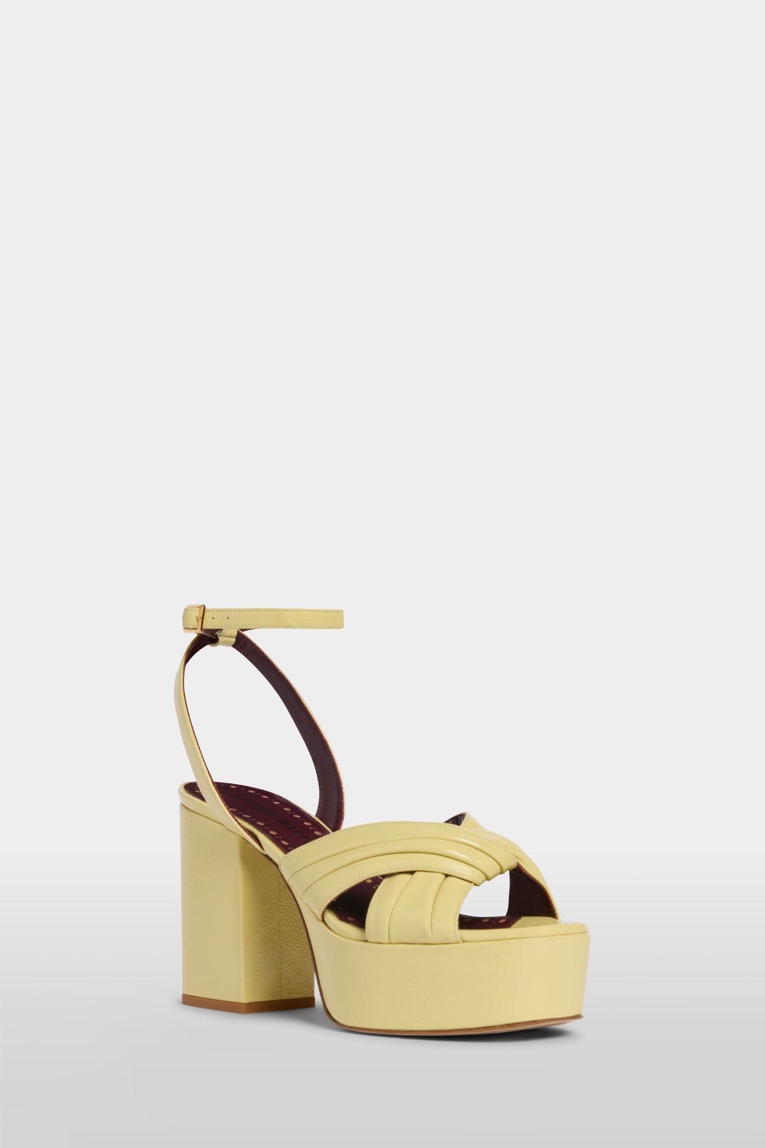 Yellow Patent Leather Dana