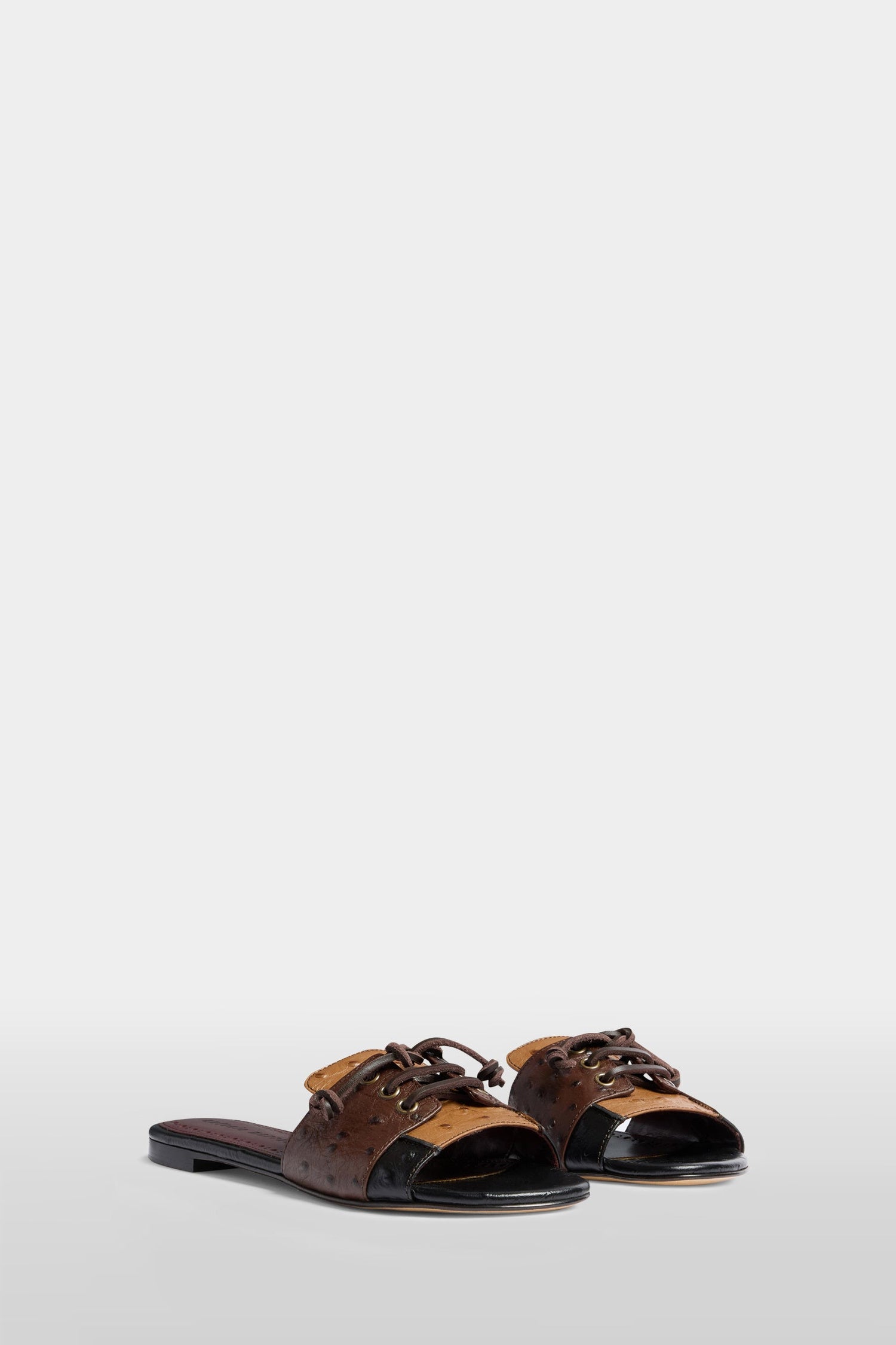 Brown Boat Slider Sandals