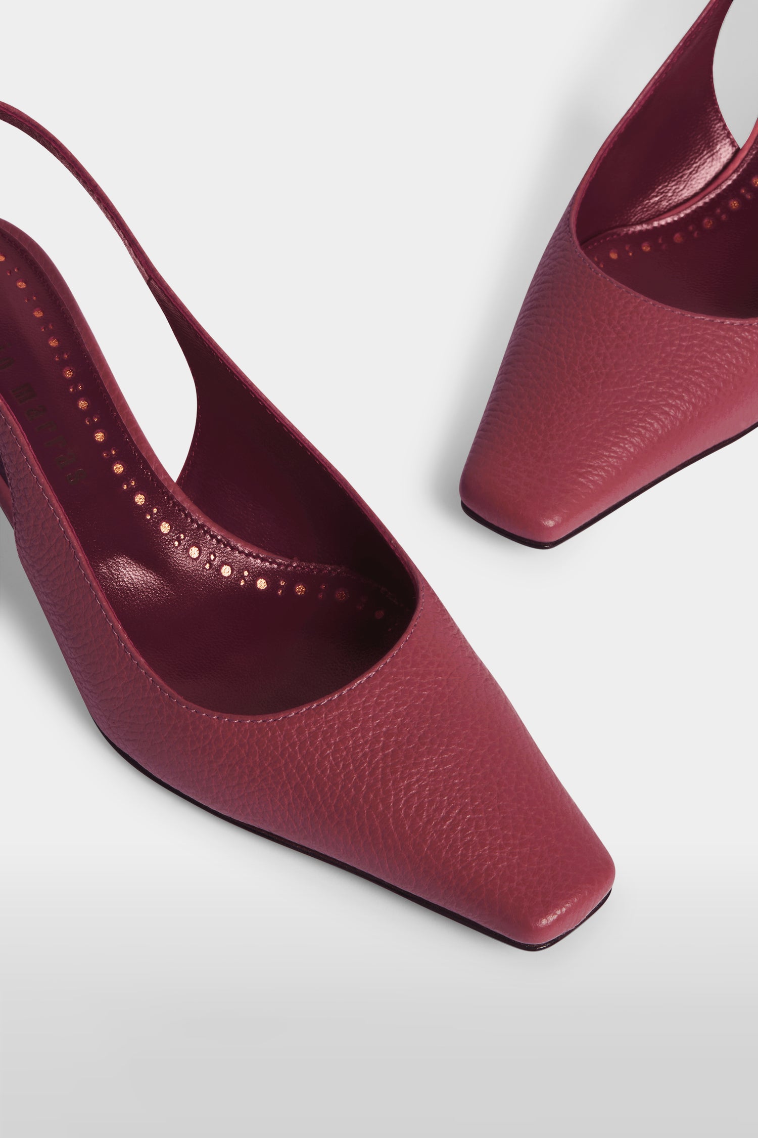 Low-Heel Slingback Pumps