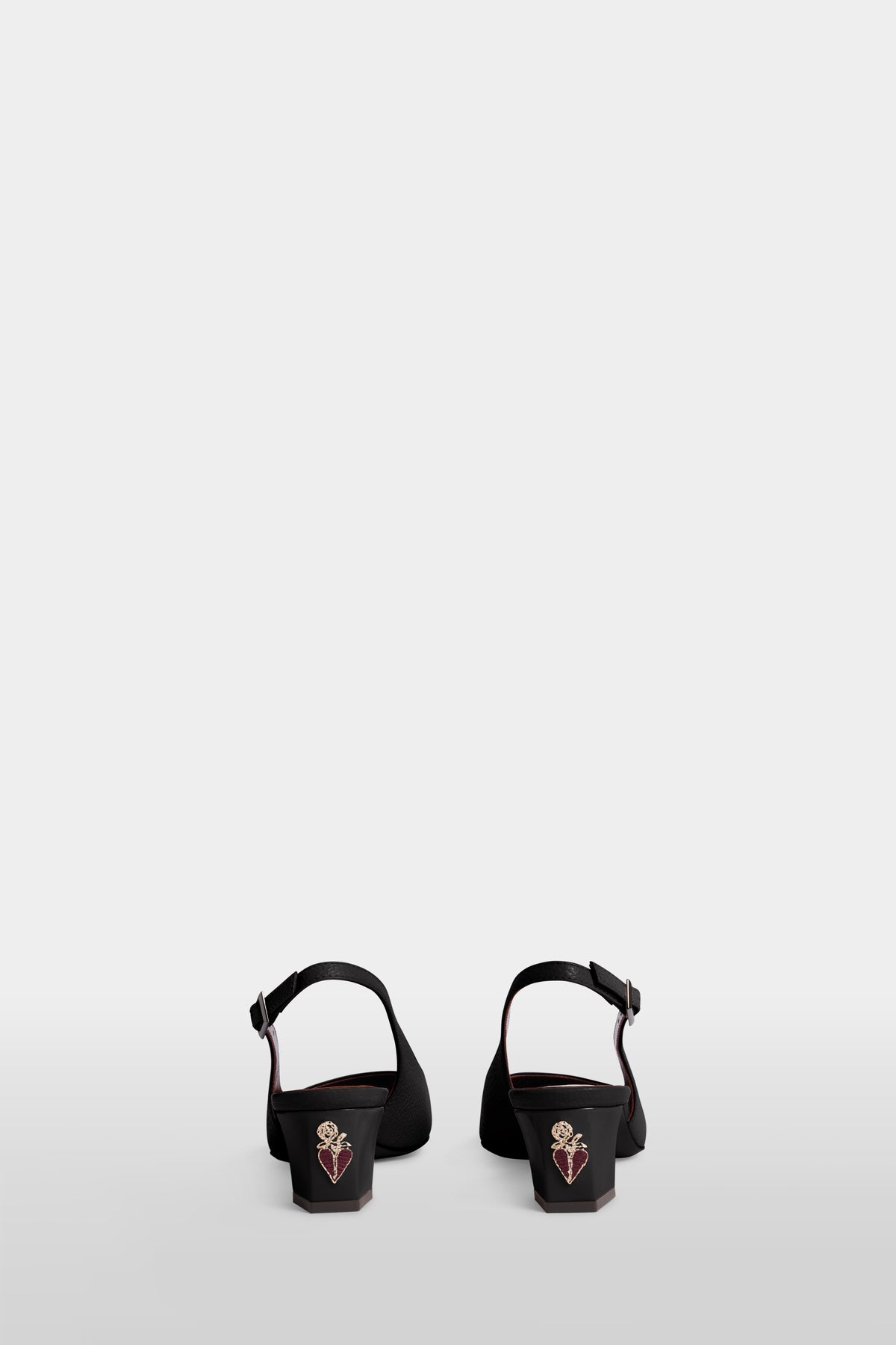 Low-Heel Slingback Pumps
