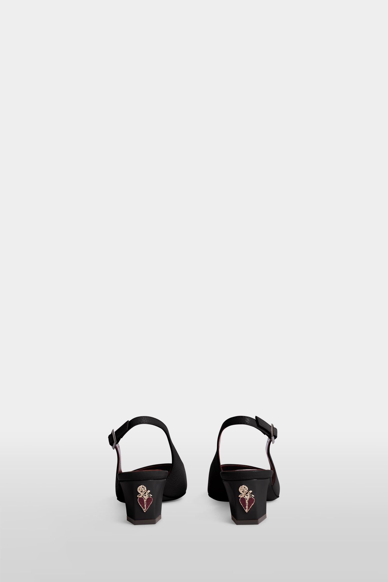 Low-Heel Slingback Pumps
