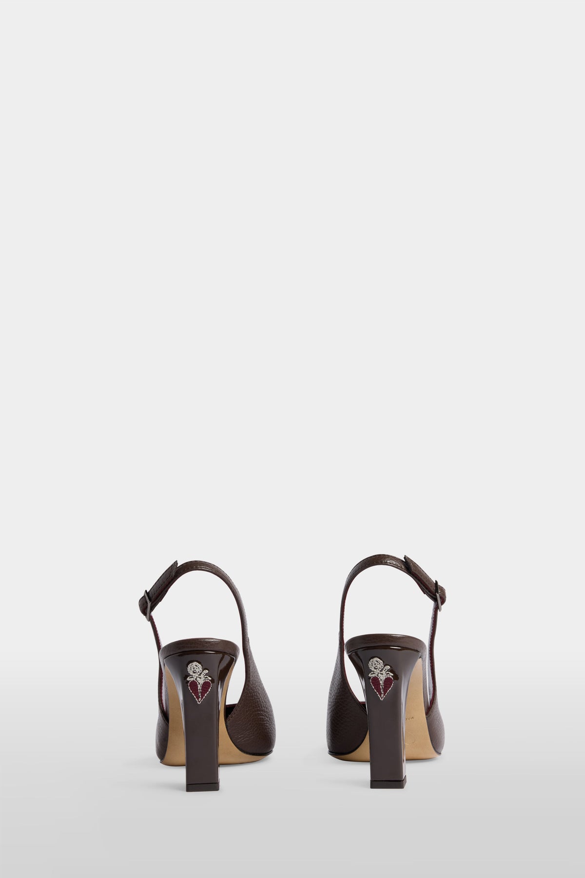 Leather Slingback Pumps