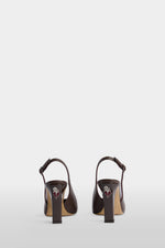 Leather Slingback Pumps