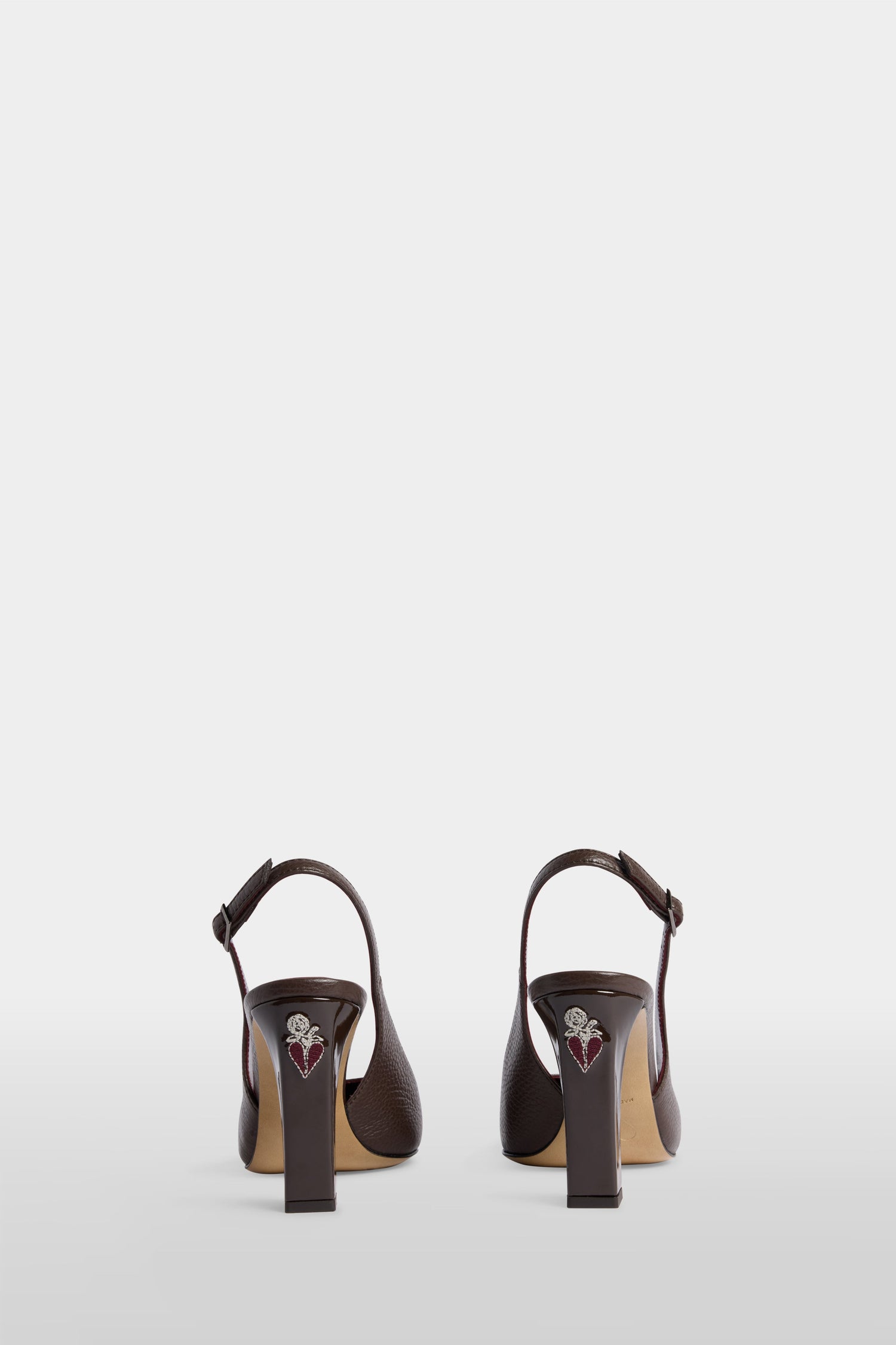 Leather Slingback Pumps