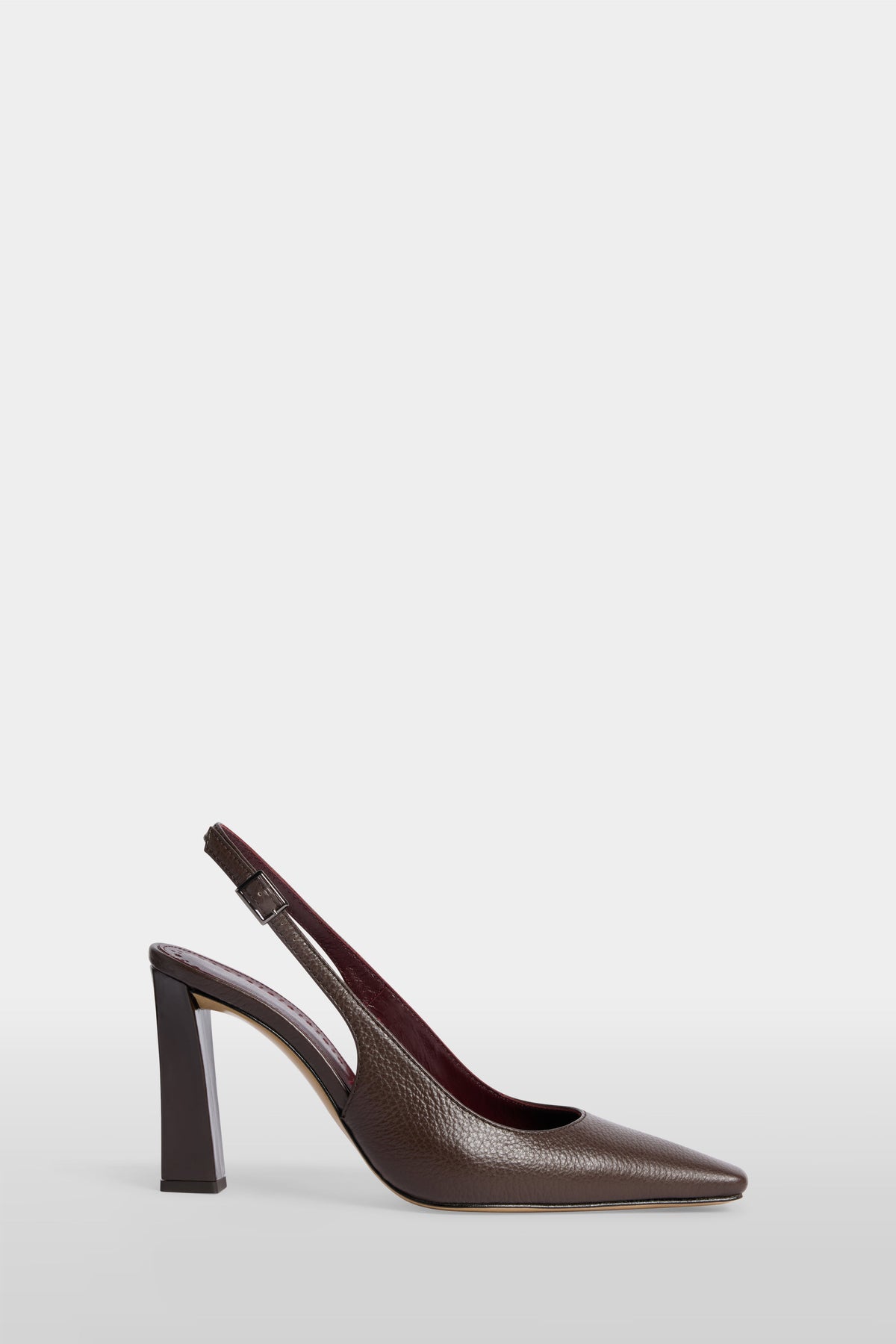 Leather Slingback Pumps