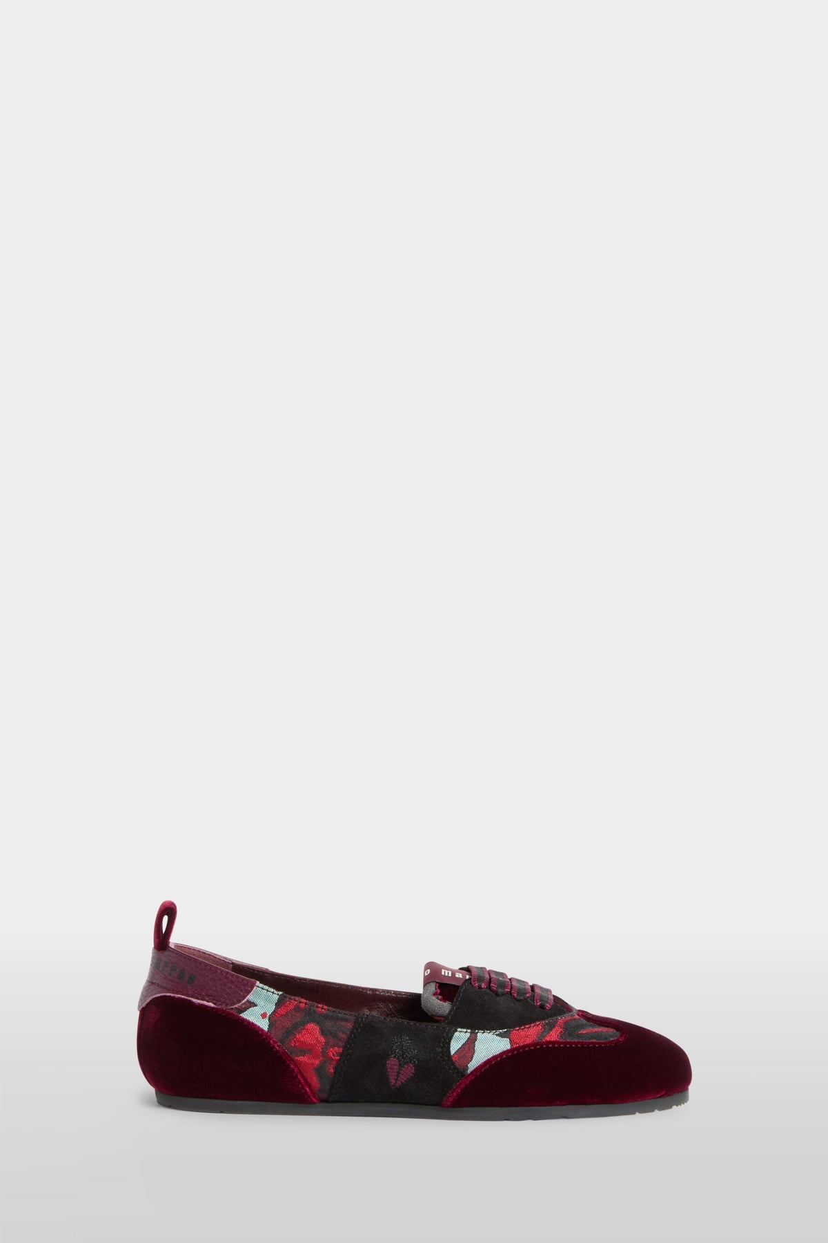 Bordeaux Lollove Ballerina Sneakers