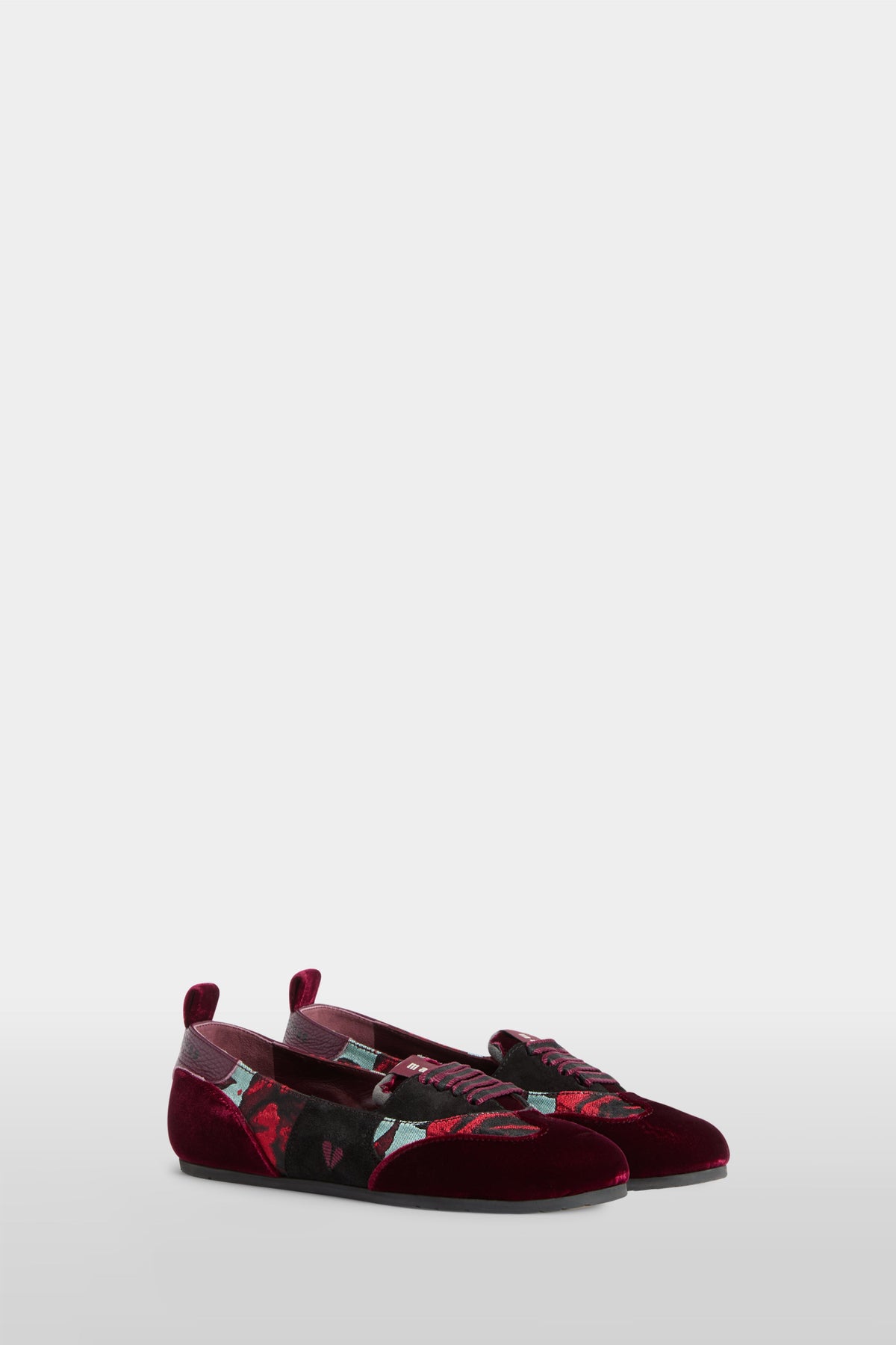 Bordeaux Lollove Ballerina Sneakers