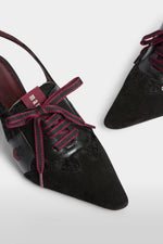 Black Lollove Slingback Sneakers