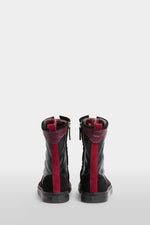 Black Lace-Up Boots