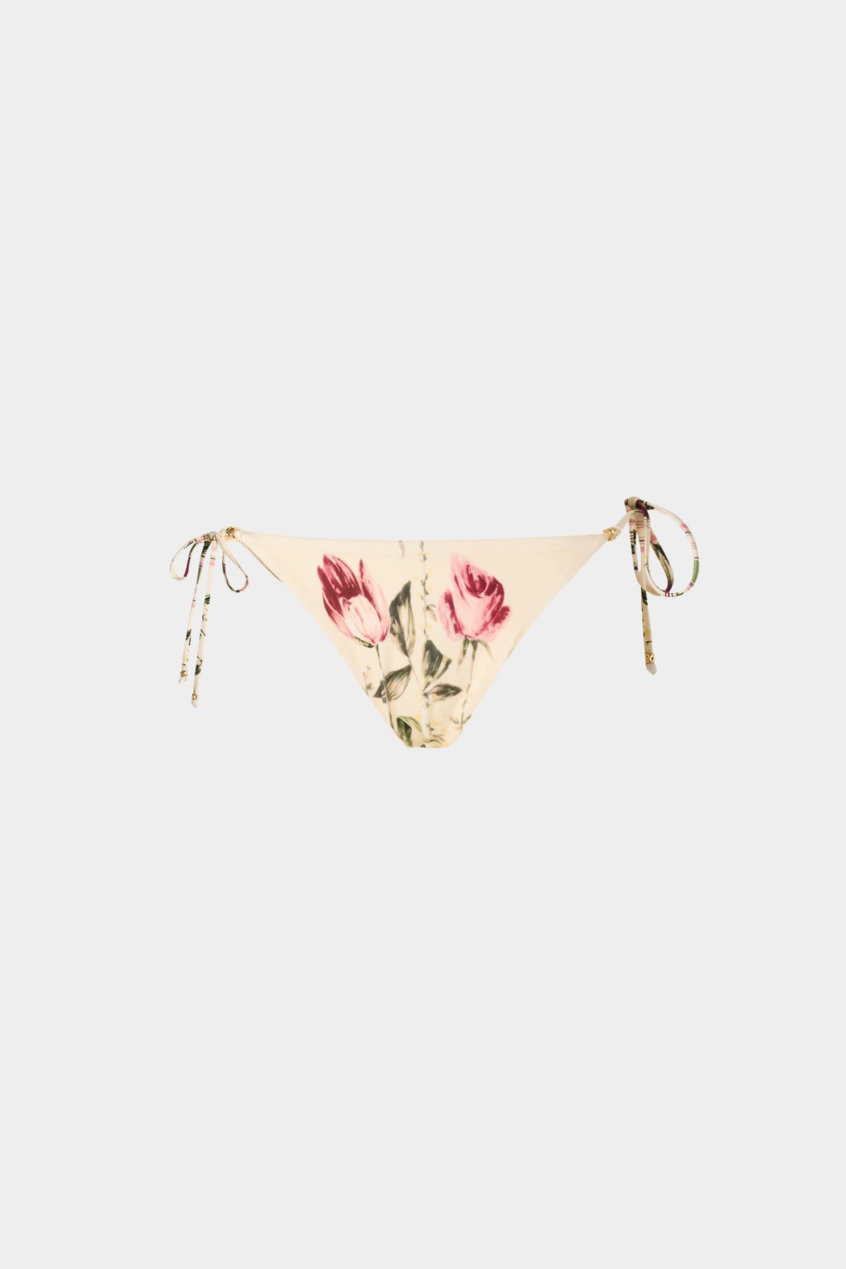 Rose and Tulip Tie-Side Bikini Bottom