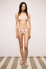 Rose and Tulip Tie-Side Bikini Bottom