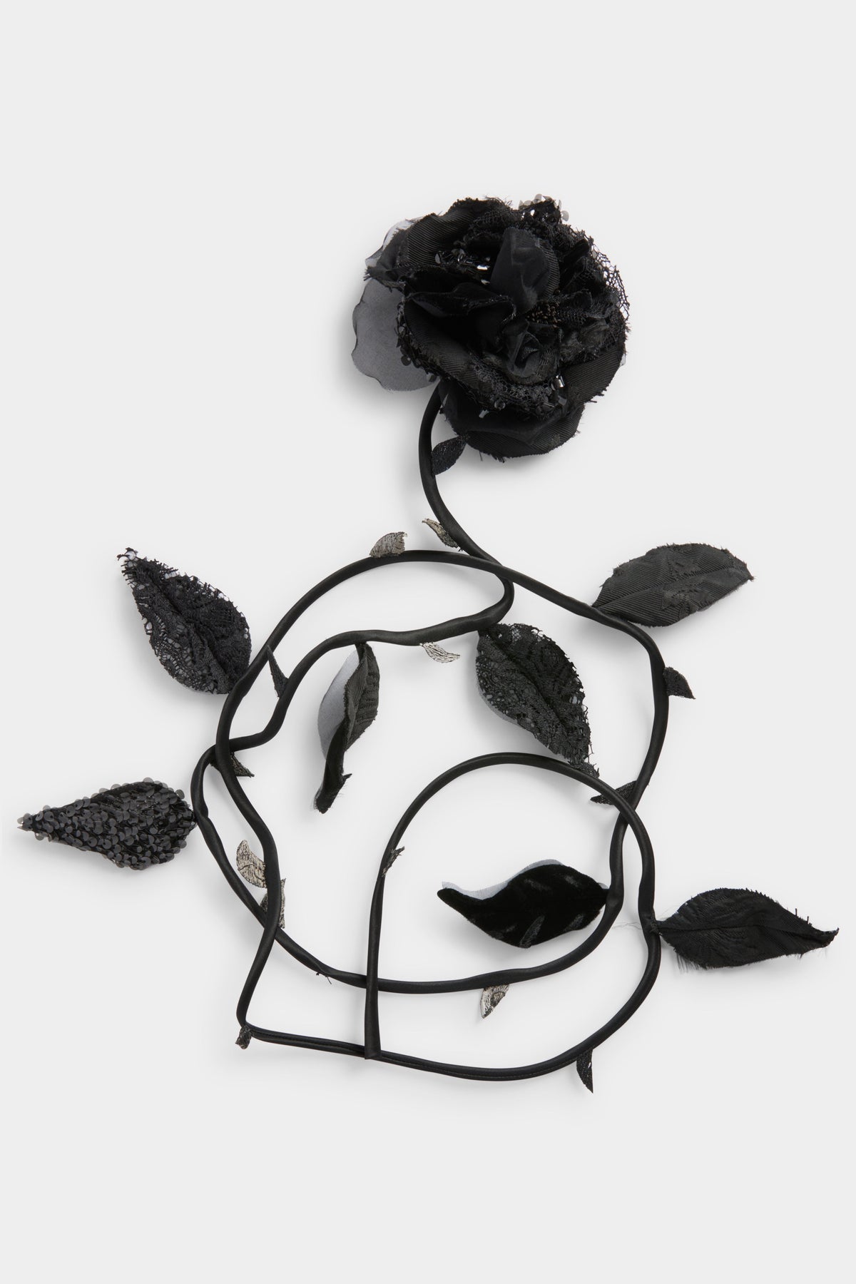 Black Rose Brooch