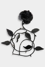 Black Rose Brooch