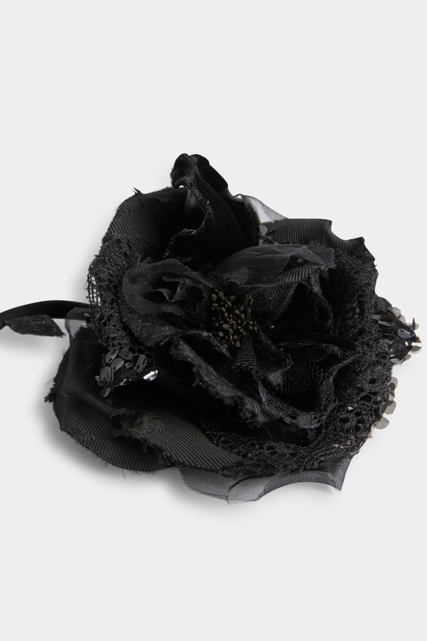 Black Rose Brooch
