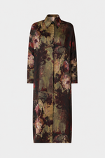 Painterly Floral Chemisier Dress